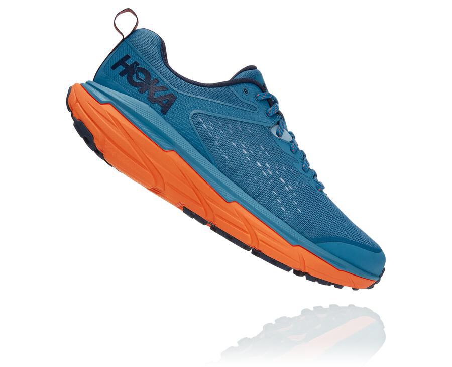 Trail Shoes Mens - Hoka One One Challenger ATR 6 - Blue - TPKUXHJ-60